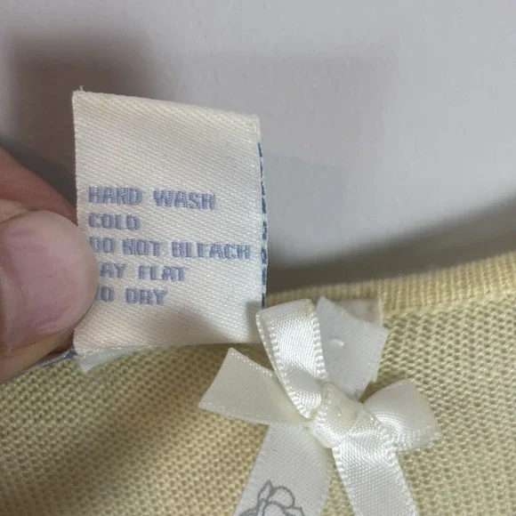 VTG Forever 21 Yellow silk Cottagecore Y2K Blouse‎ Juniors SZ MED Fairy Coquette - Picture 5 of 9